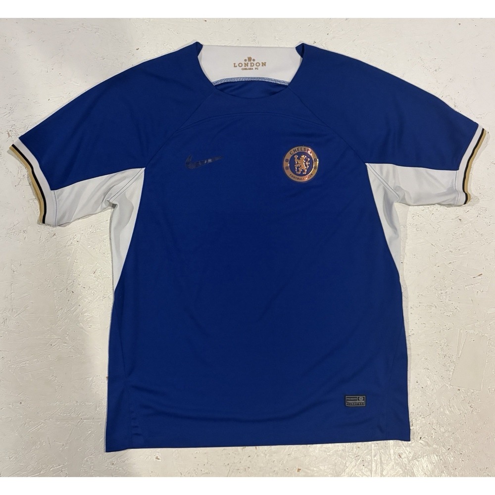 Nike 2023/24 Chelsea FC Home Soccer Jersey Shirt Mens Large Athletic Blue